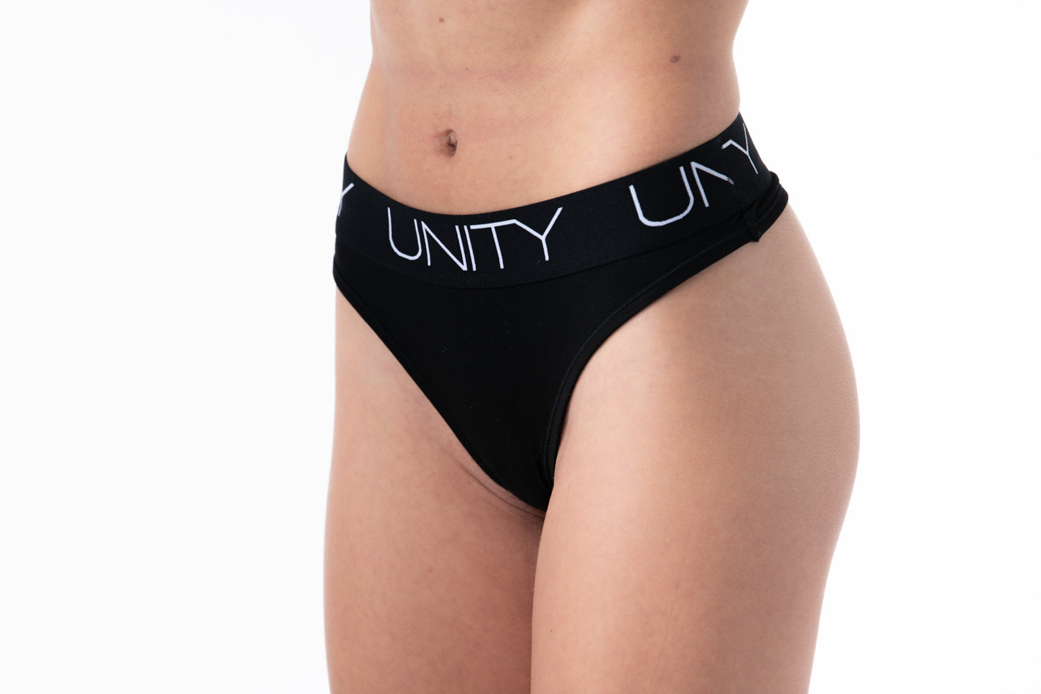 Deep Black Classic Bamboo Thong - Comfort You Deserve – Unity Underwear Co